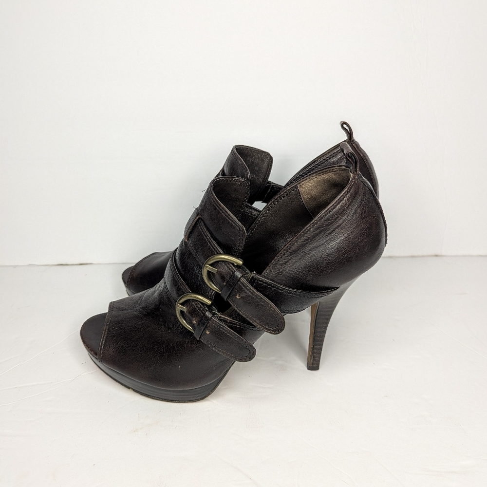 Elegant Brown High Heel Women's Shoes